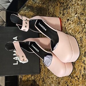 Lamoda light pink "Love story" heels